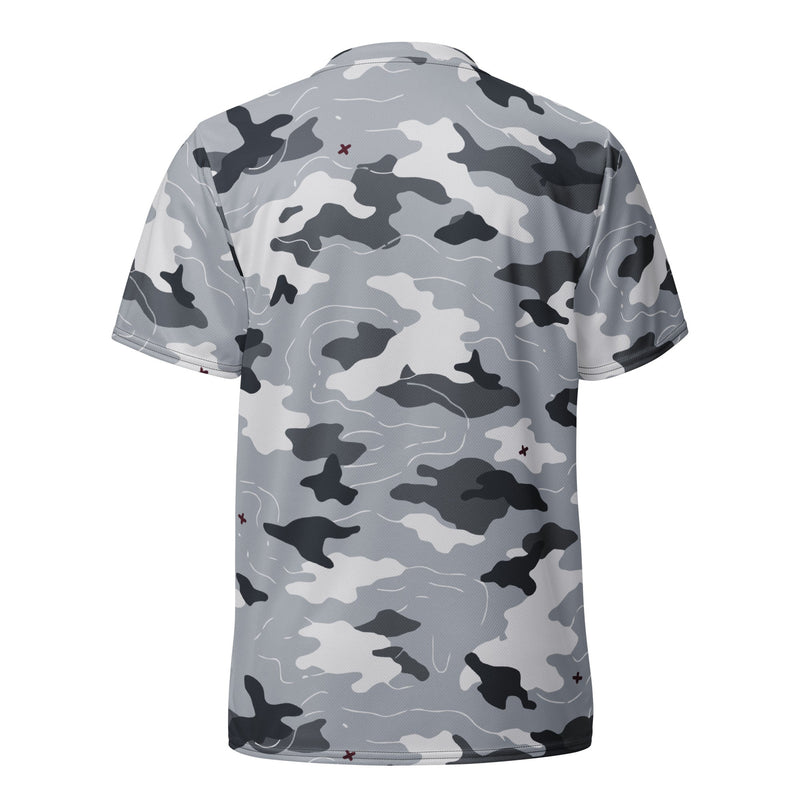 Frozen Tundra Topo CAMO Unisex Sports Jersey