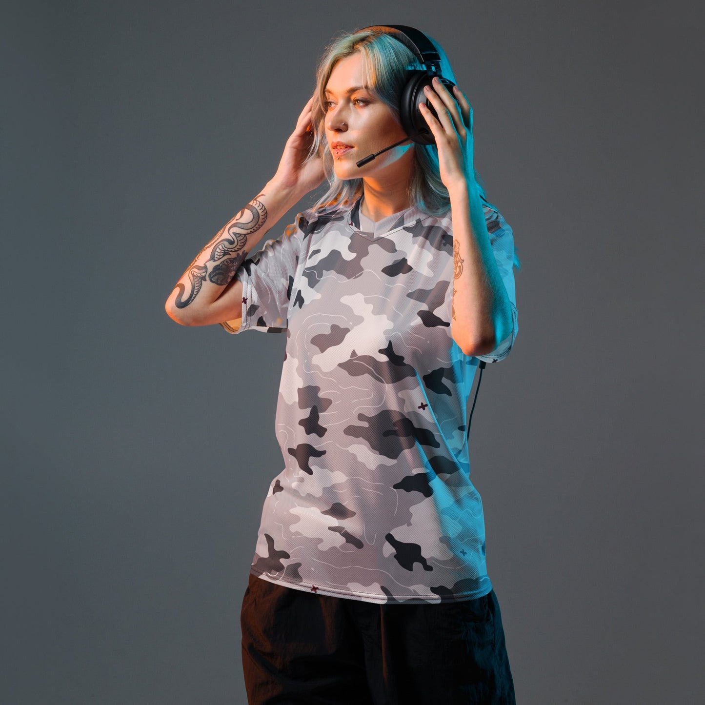 Frozen Tundra Topo CAMO unisex sports jersey - Sports Jerseys