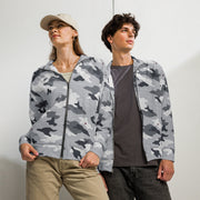 Frozen Tundra Topo CAMO Unisex Track Jacket - 2XS
