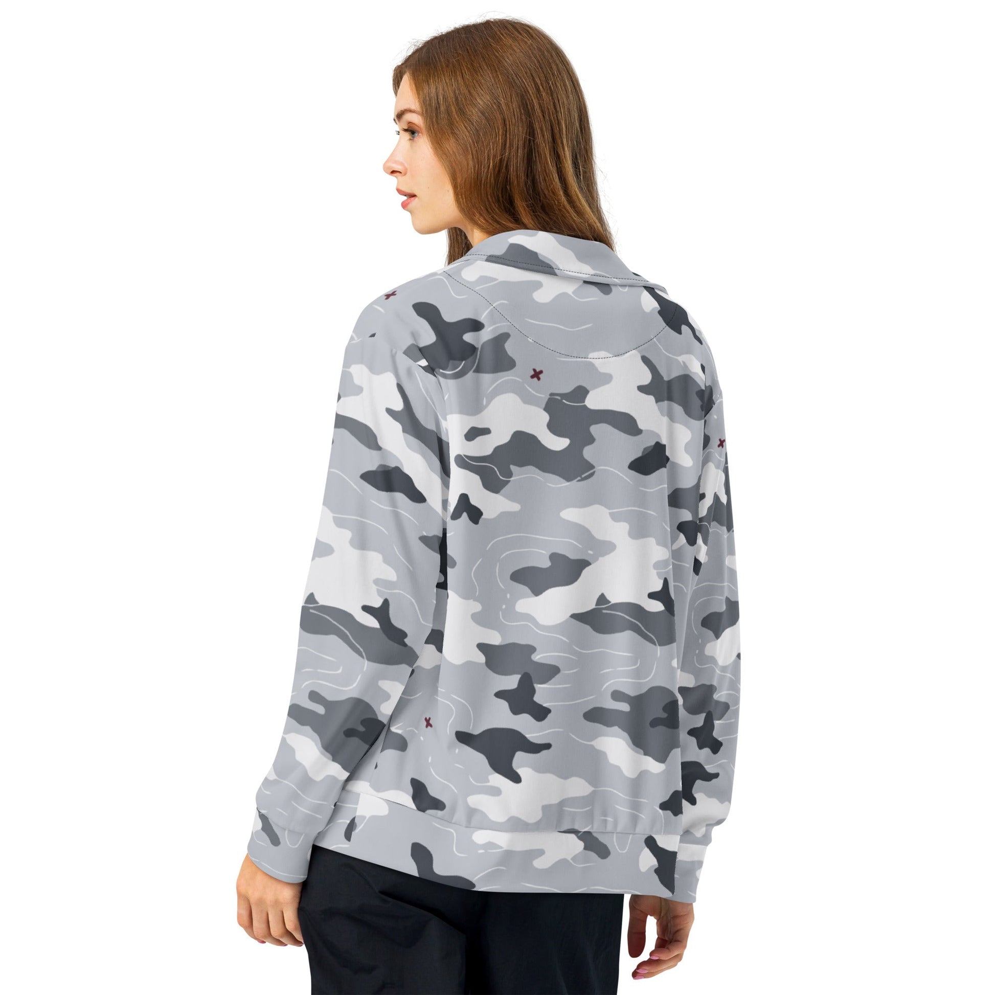 Frozen Tundra Topo CAMO Unisex track jacket - Track Jackets