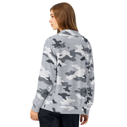 Frozen Tundra Topo CAMO Unisex track jacket - Track Jackets