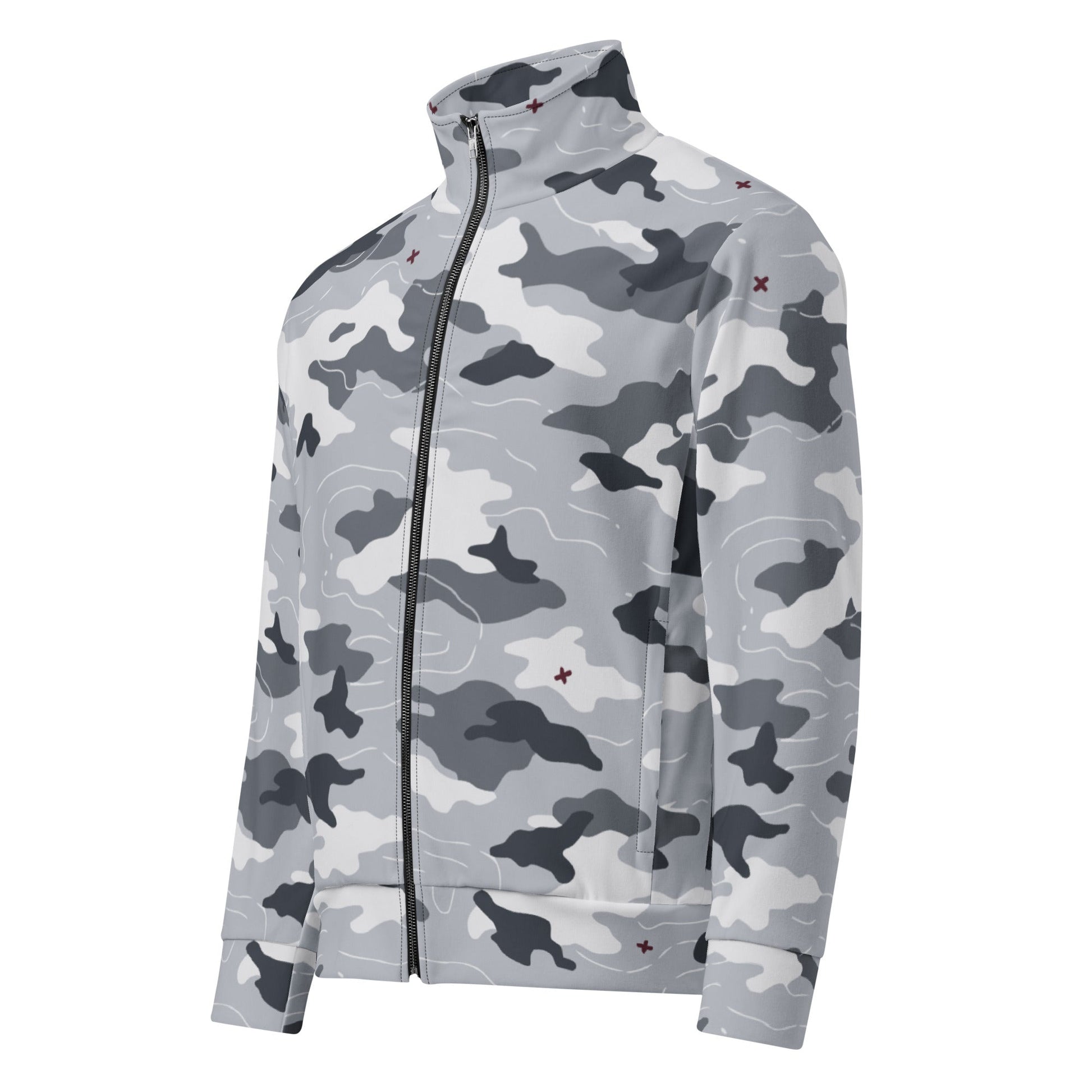 Frozen Tundra Topo CAMO Unisex track jacket - Track Jackets