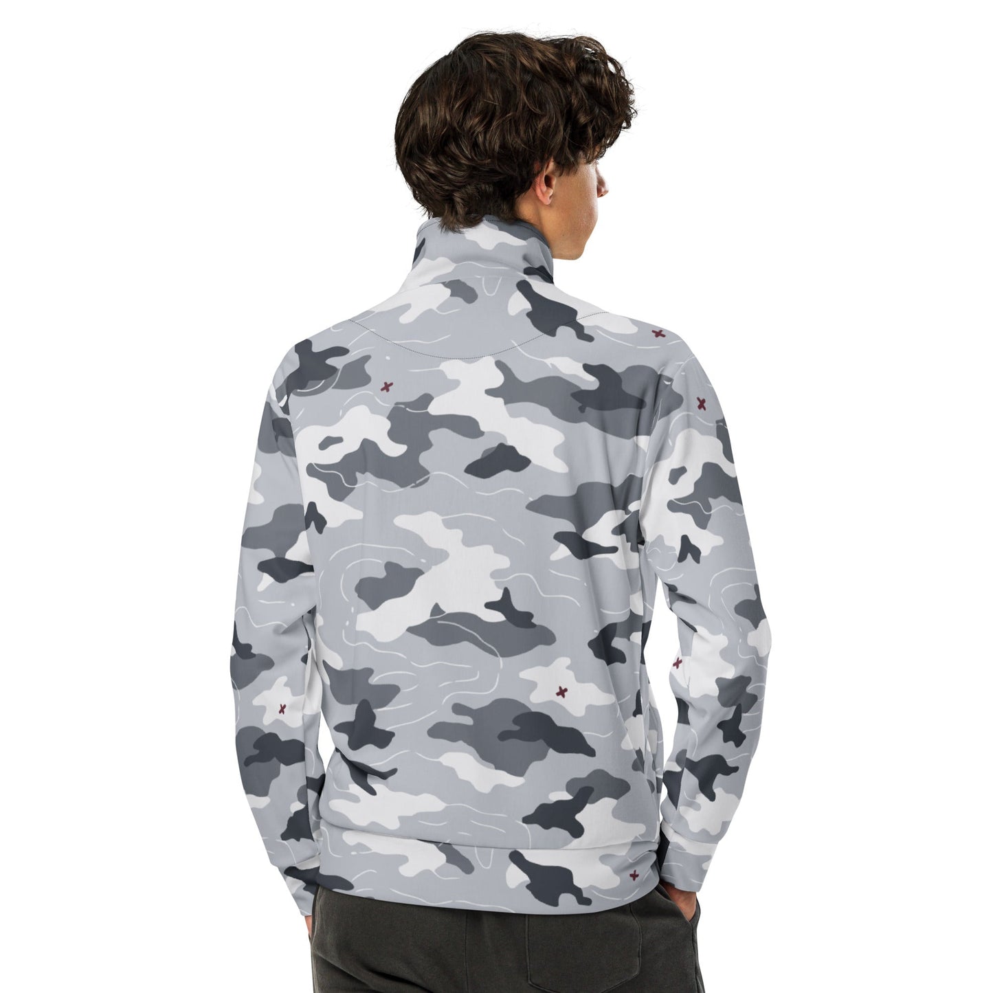 Frozen Tundra Topo CAMO Unisex track jacket - Track Jackets