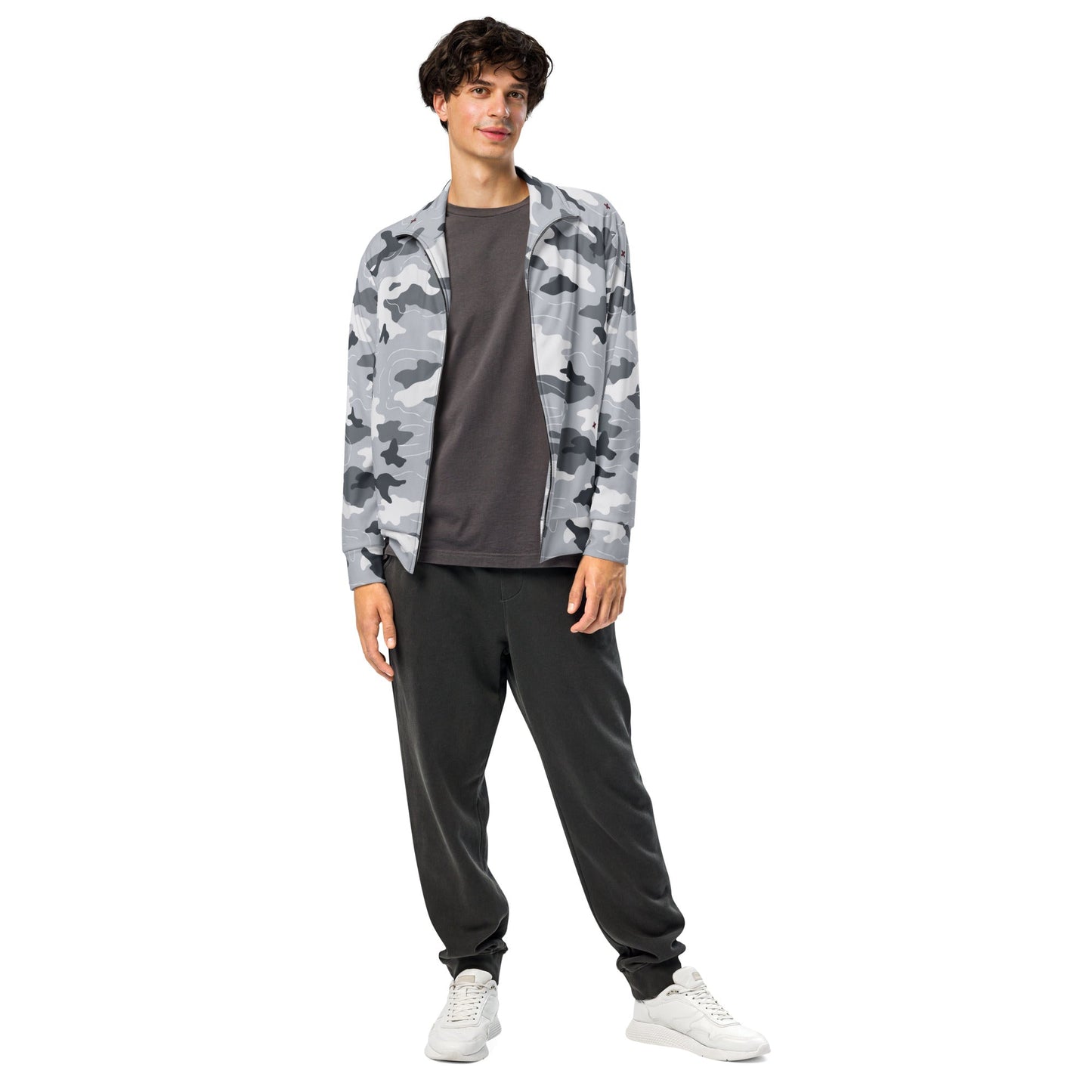 Frozen Tundra Topo CAMO Unisex track jacket - Track Jackets