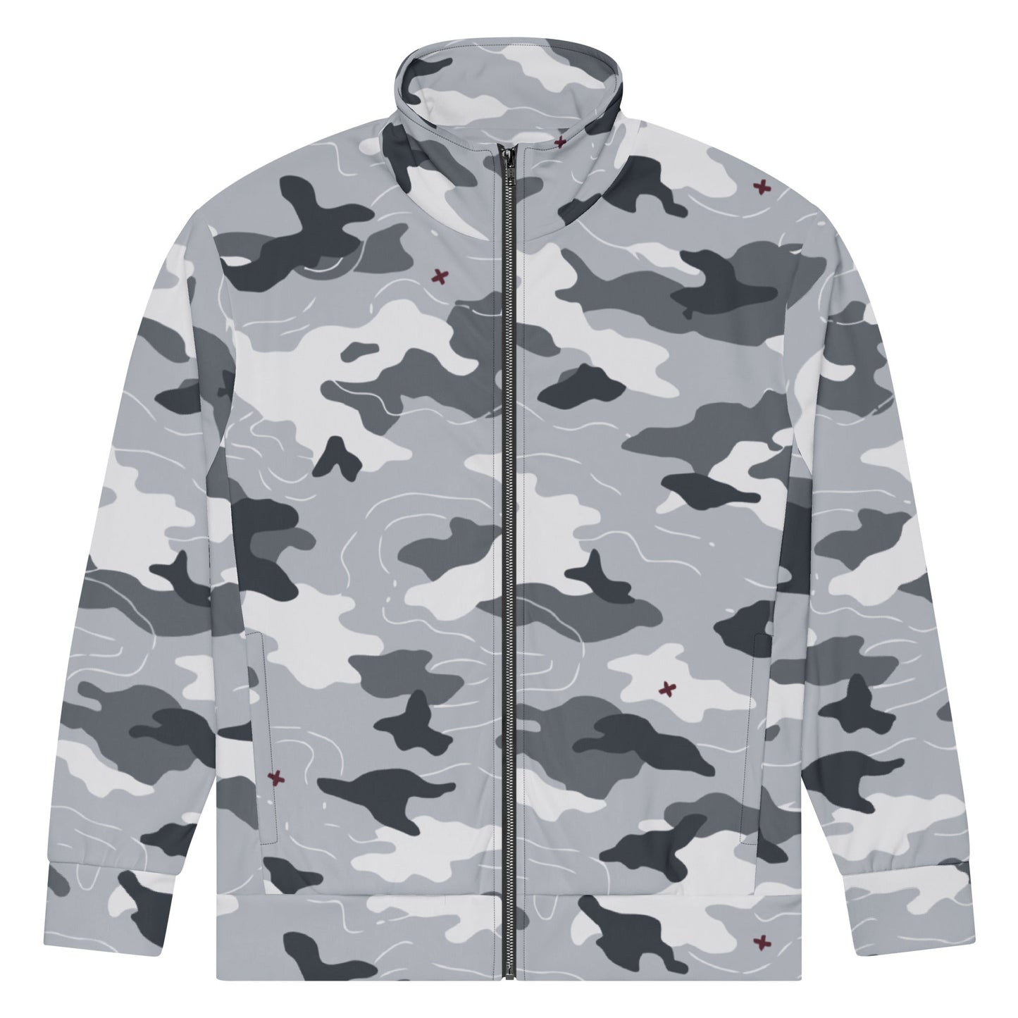 Frozen Tundra Topo CAMO Unisex track jacket - Track Jackets