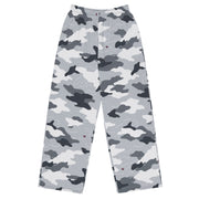Frozen Tundra Topo CAMO Unisex Wide-Leg Leisure Pants - 2XS
