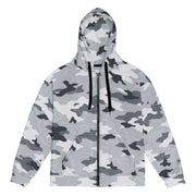 Frozen Tundra Topo CAMO Unisex Zip Hoodie - 2XS