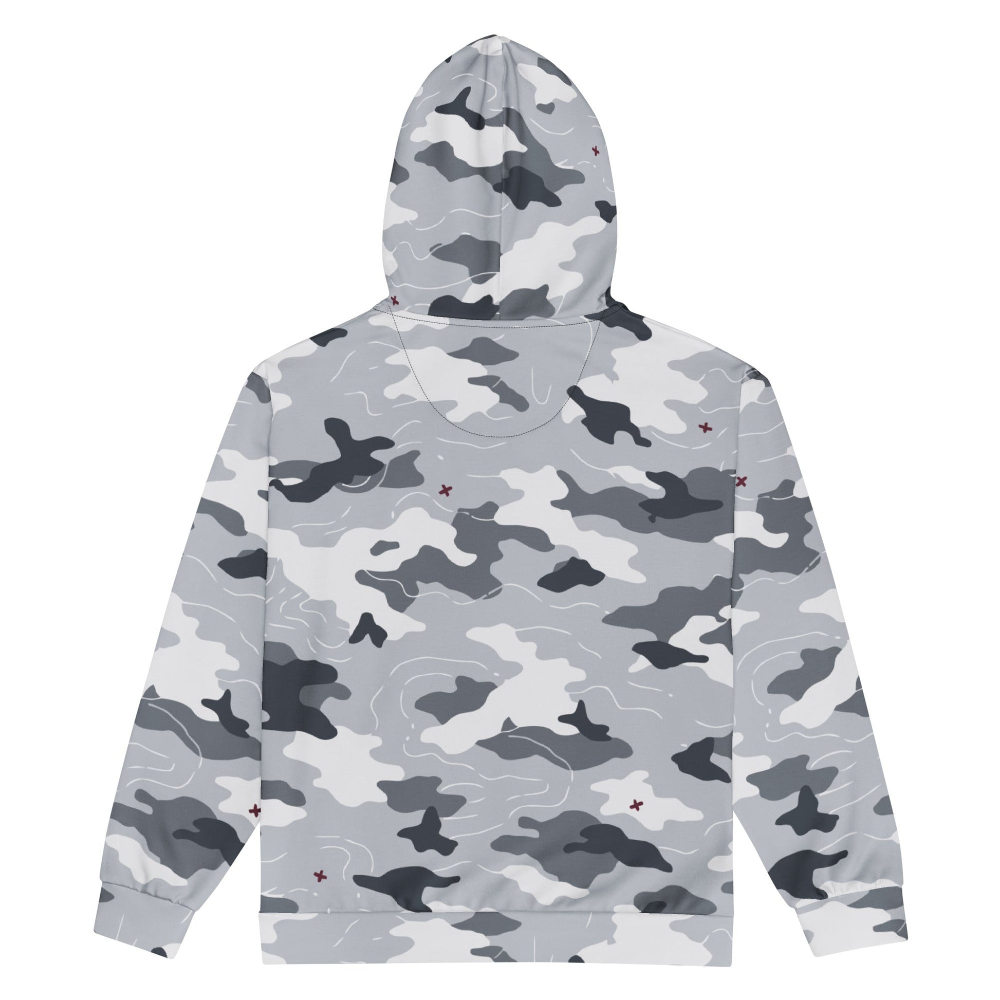 Frozen Tundra Topo CAMO Unisex zip hoodie - Zip Hoodies