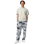 Frozen Tundra Topo CAMO Unisex Wide-Leg Joggers