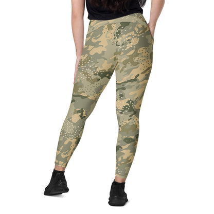 G.I. JOE The Rise of Cobra Desert Movie CAMO Leggings with pockets - Womens With Pockets