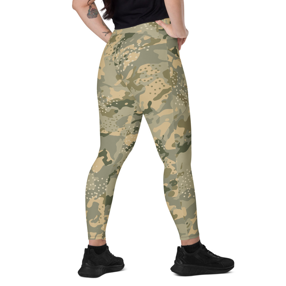 G.I. JOE The Rise of Cobra Desert Movie CAMO Leggings with pockets - 2XS - Womens With Pockets