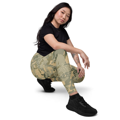 G.I. JOE The Rise of Cobra Desert Movie CAMO Leggings with pockets - Womens With Pockets