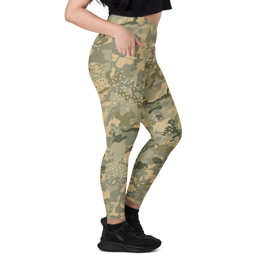 G.I. JOE The Rise of Cobra Desert Movie CAMO Leggings with pockets - Womens With Pockets