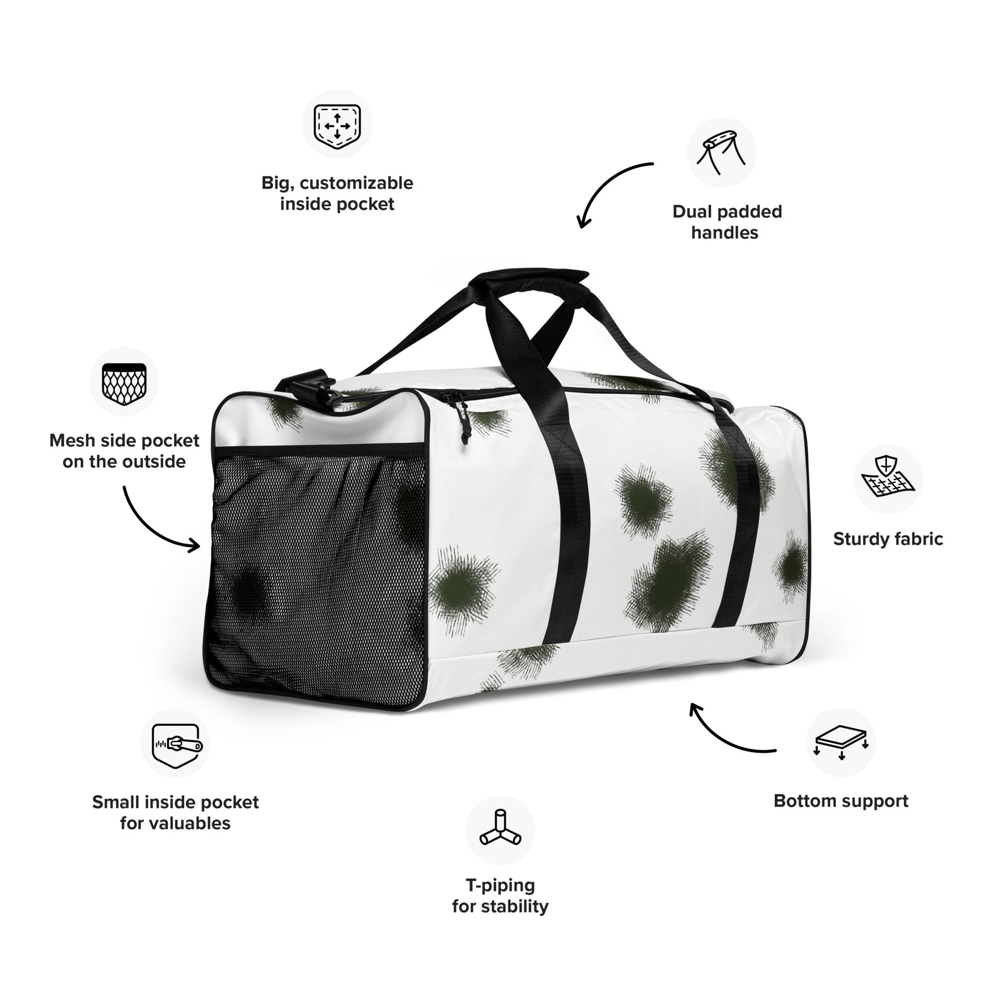 German Alpine Schneetarn CAMO Duffle Bag