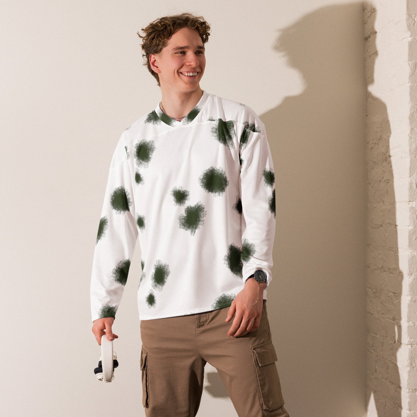 German Alpine Schneetarn CAMO hockey fan jersey - Hockey Jerseys