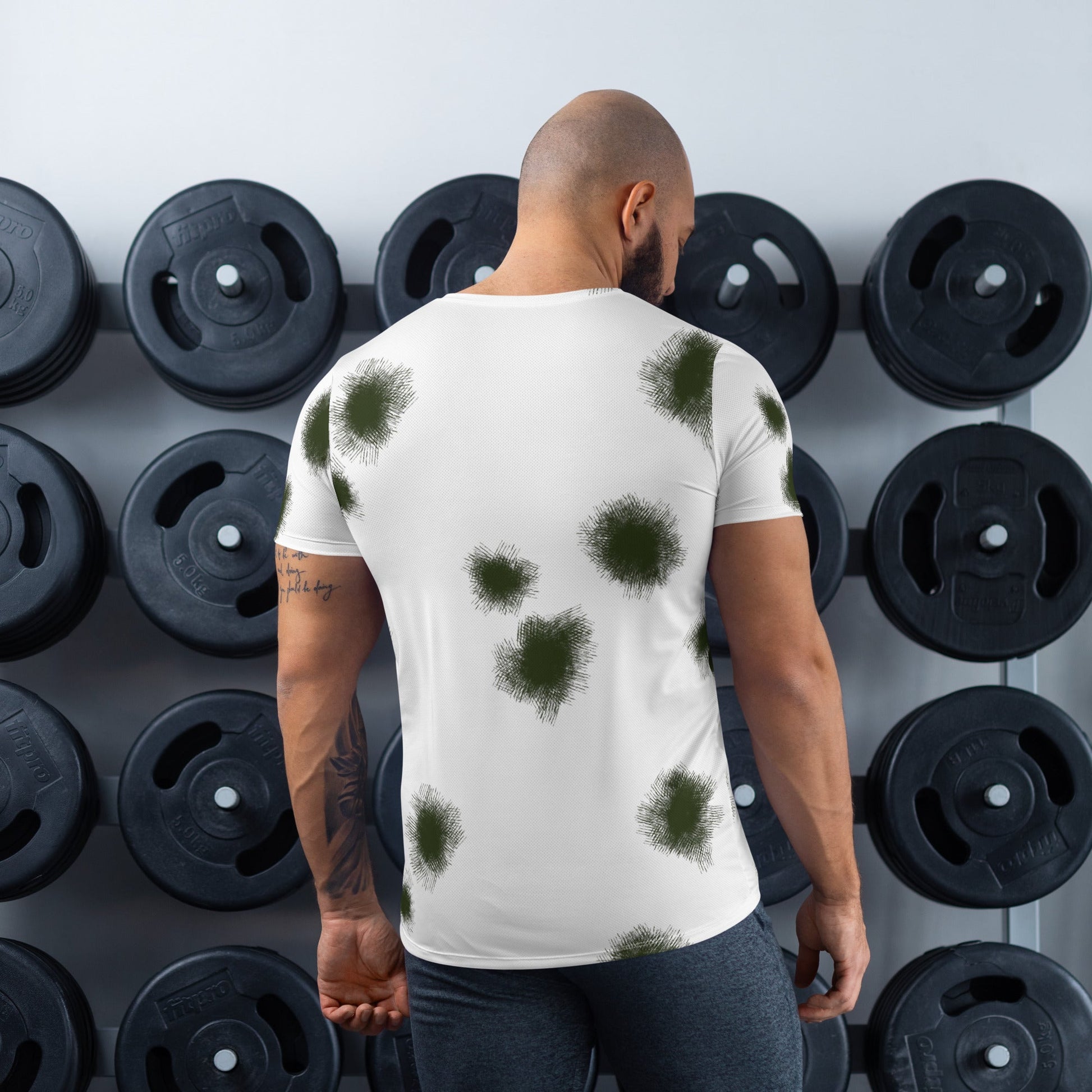 German Alpine Schneetarn CAMO Mens Athletic T-shirt - T-Shirts