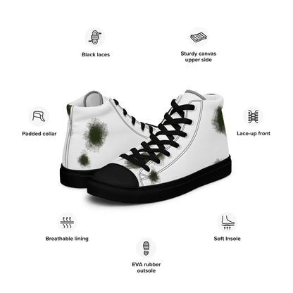 German Alpine Schneetarn CAMO Mens high top canvas shoes - High Top Canvas Shoes