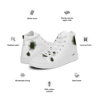 German Alpine Schneetarn CAMO Mens high top canvas shoes - High Top Canvas Shoes