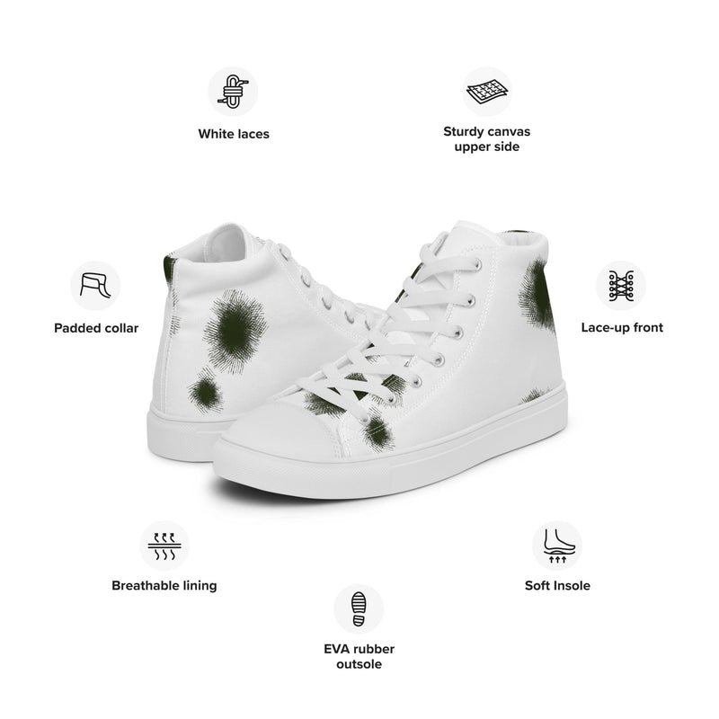 Schneetarn Alpine CAMO Mens High-Top Canvas Shoes
