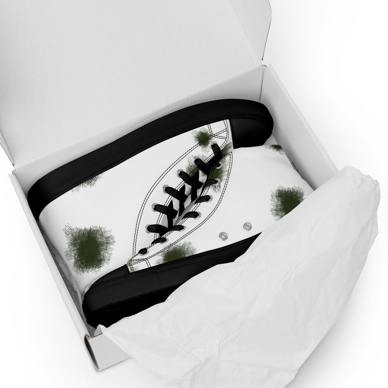 Schneetarn Alpine CAMO Mens High-Top Canvas Shoes
