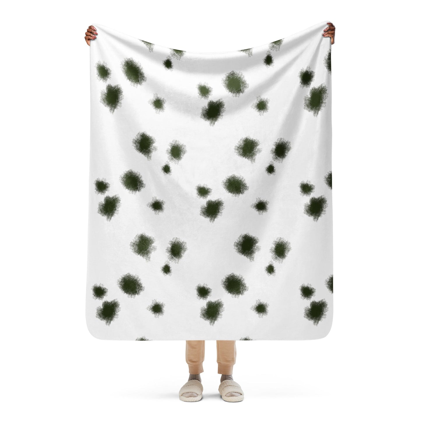 German Alpine Schneetarn CAMO Sherpa blanket - 50″×60″ - Blankets