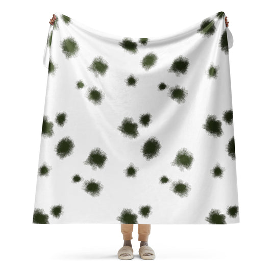 German Alpine Schneetarn CAMO Sherpa blanket - 60″×80″ - Blankets