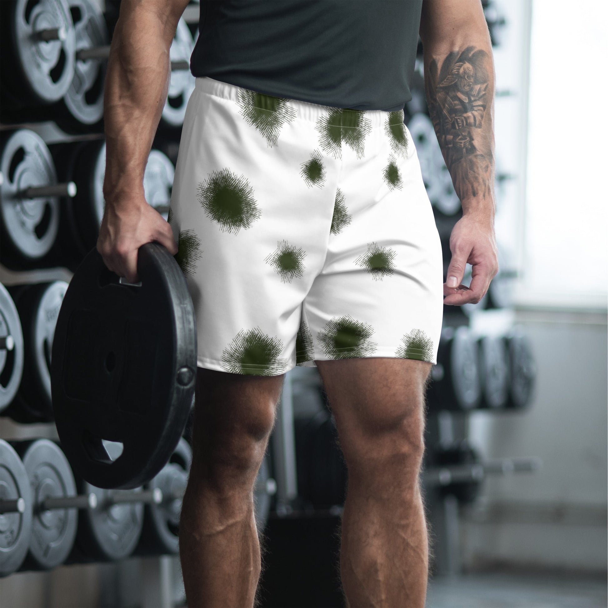 German Alpine Schneetarn CAMO Unisex Athletic Long Shorts - XS