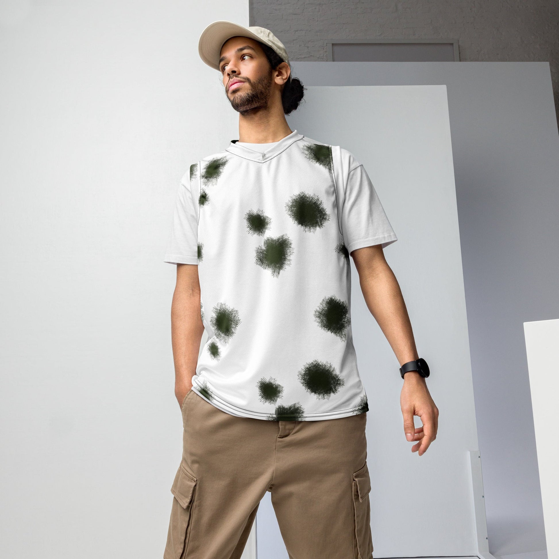 German Alpine Schneetarn CAMO unisex basketball jersey - 2XS - Basketball Jerseys