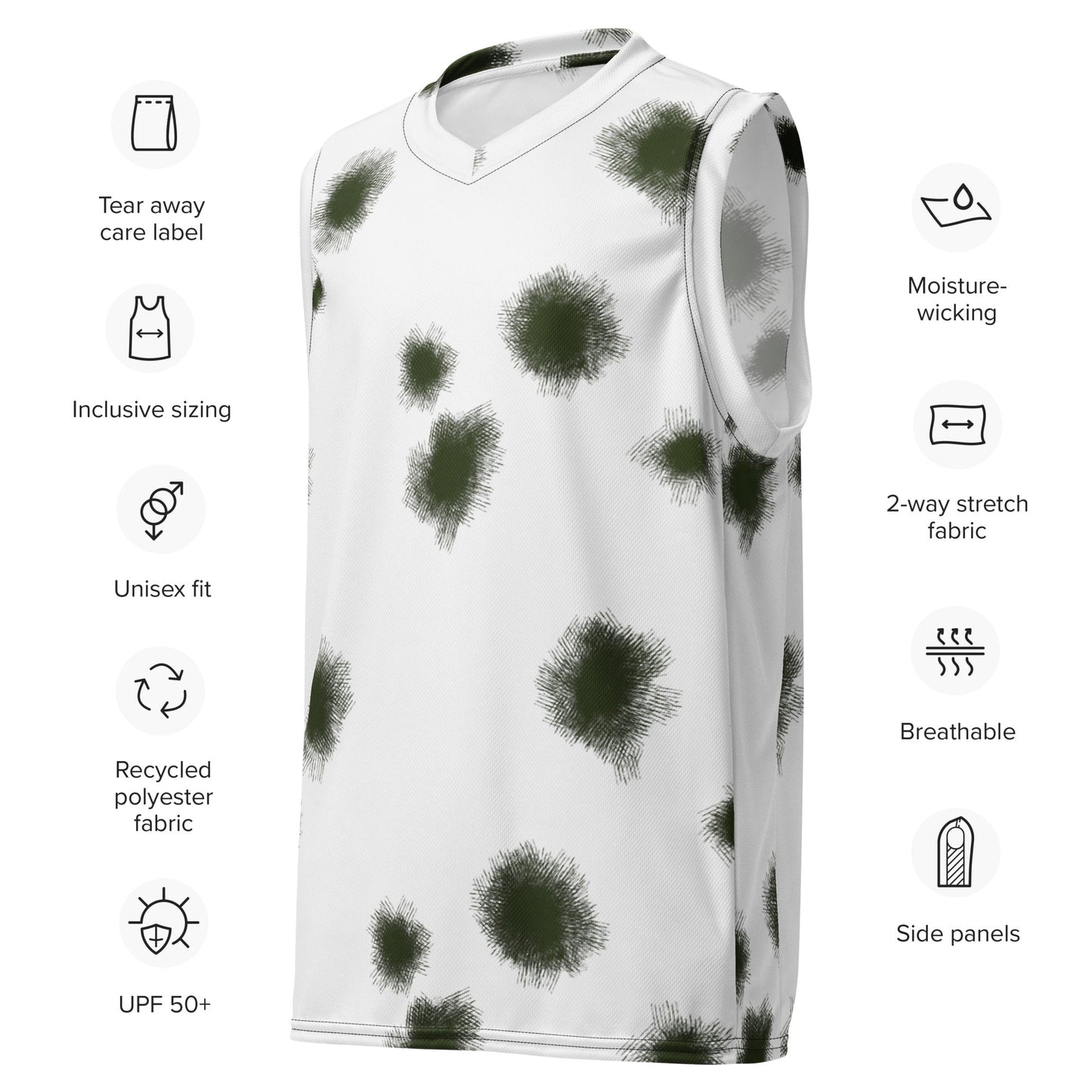 German Alpine Schneetarn CAMO unisex basketball jersey - Basketball Jerseys