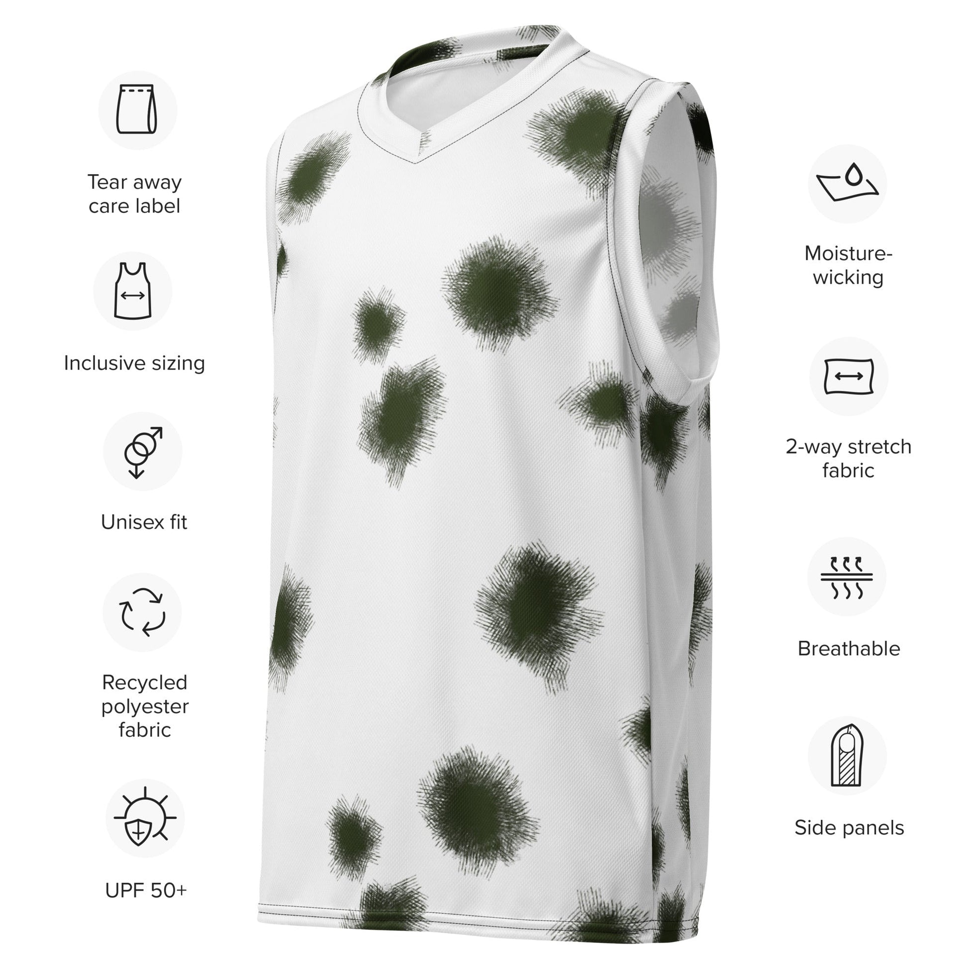 German Alpine Schneetarn CAMO unisex basketball jersey - Basketball Jerseys