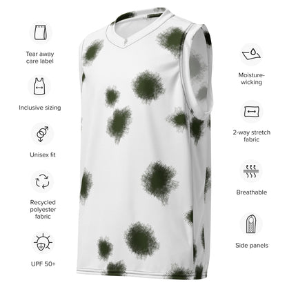 German Alpine Schneetarn CAMO unisex basketball jersey - Basketball Jerseys