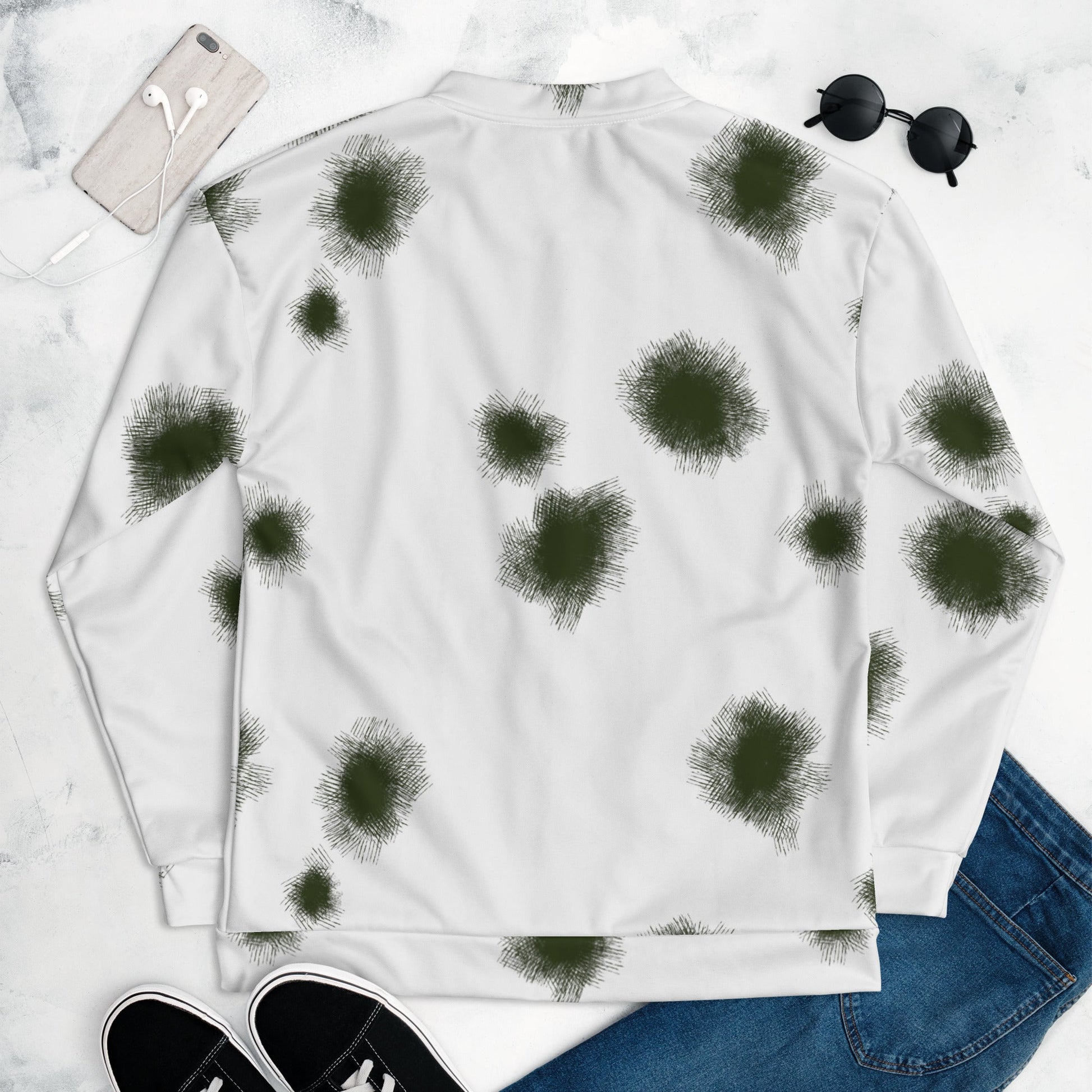 German Alpine Schneetarn CAMO Unisex Bomber Jacket - Jackets