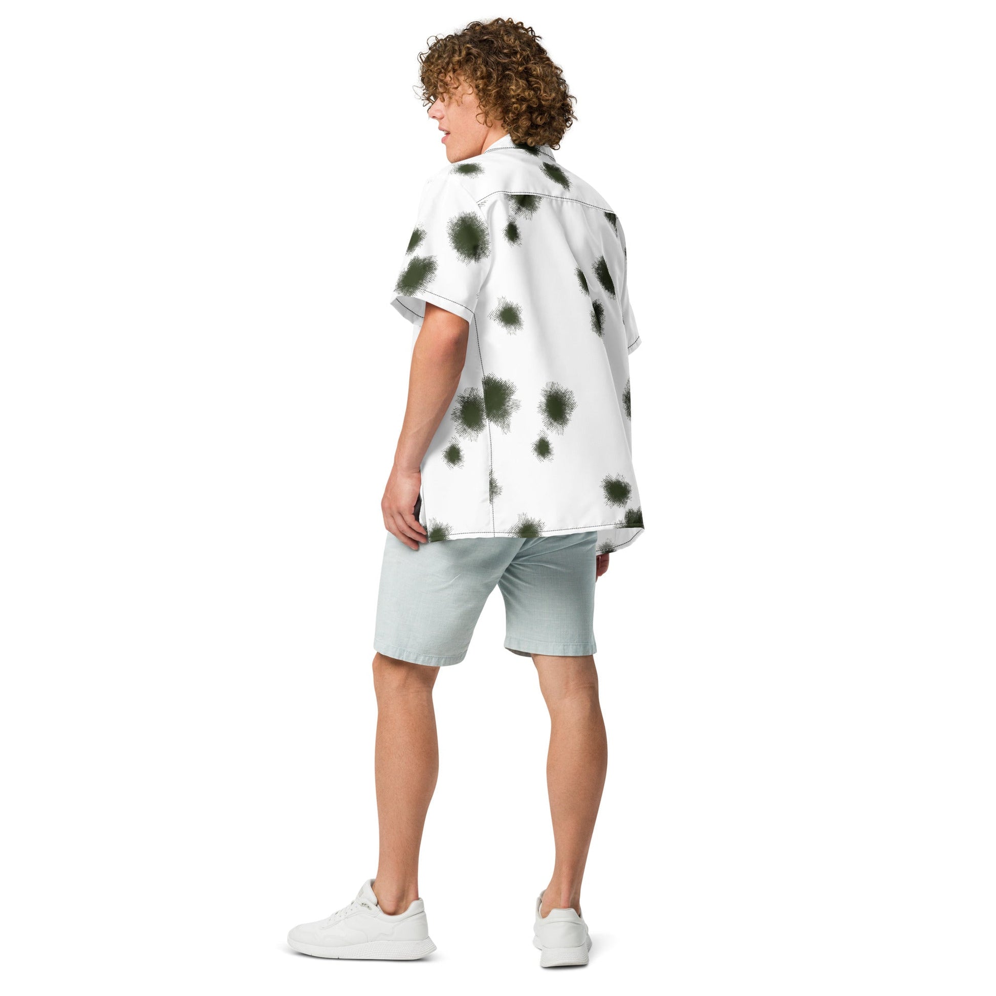 German Alpine Schneetarn CAMO Unisex button shirt - Button Shirts