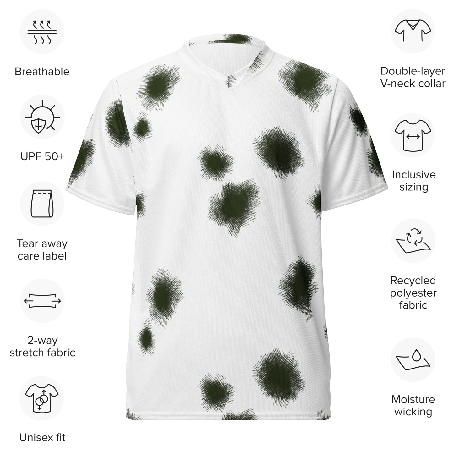 German Alpine Schneetarn CAMO unisex sports jersey - Sports Jerseys