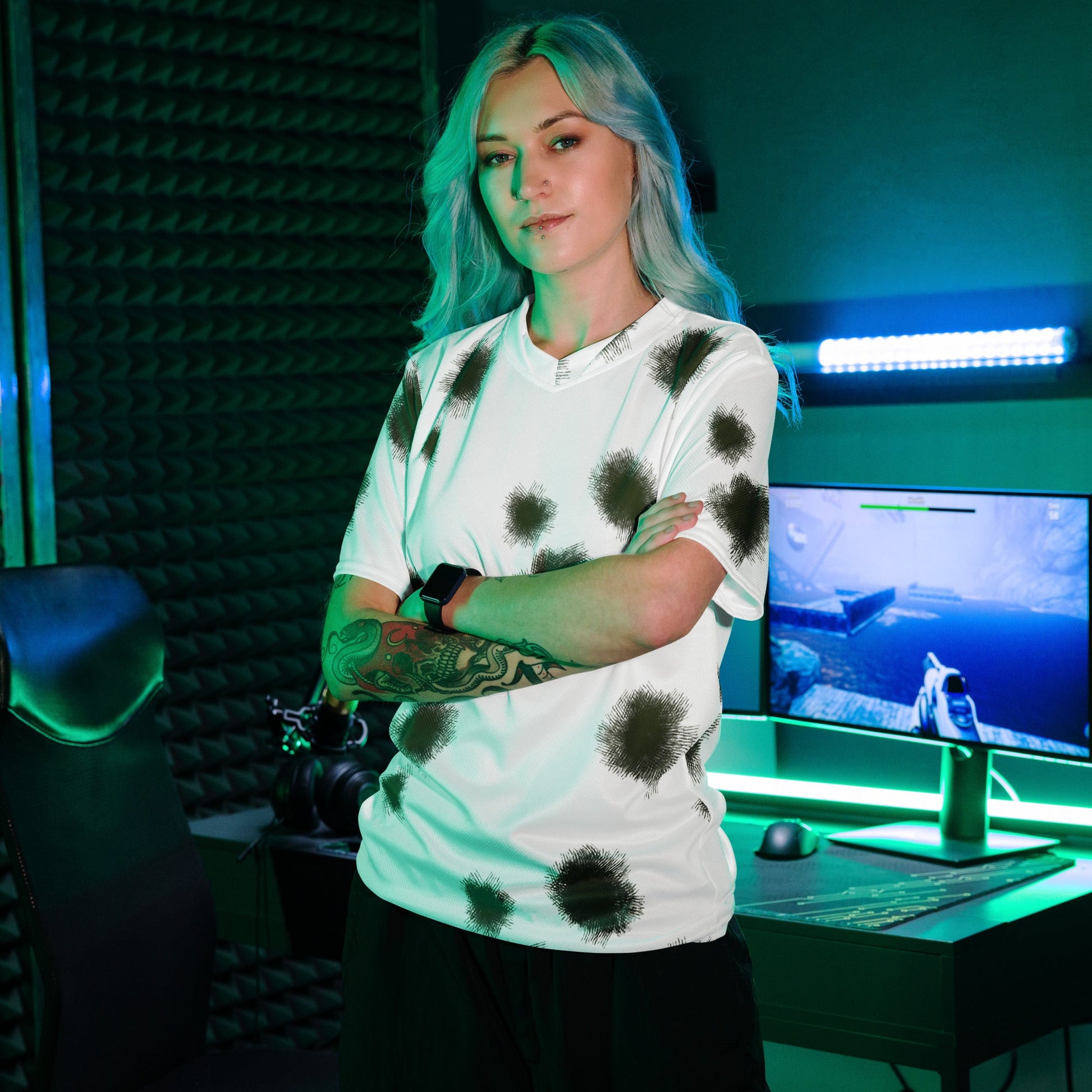 German Alpine Schneetarn CAMO unisex sports jersey - Sports Jerseys