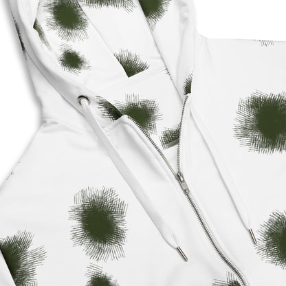 German Alpine Schneetarn CAMO Unisex zip hoodie - Zip Hoodies