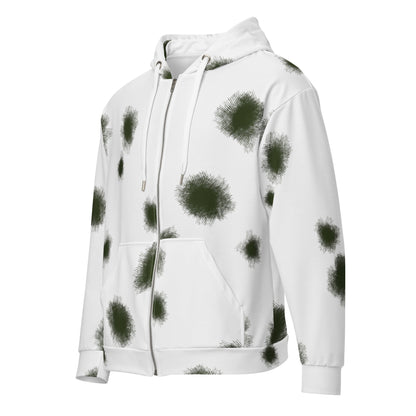 German Alpine Schneetarn CAMO Unisex zip hoodie - Zip Hoodies