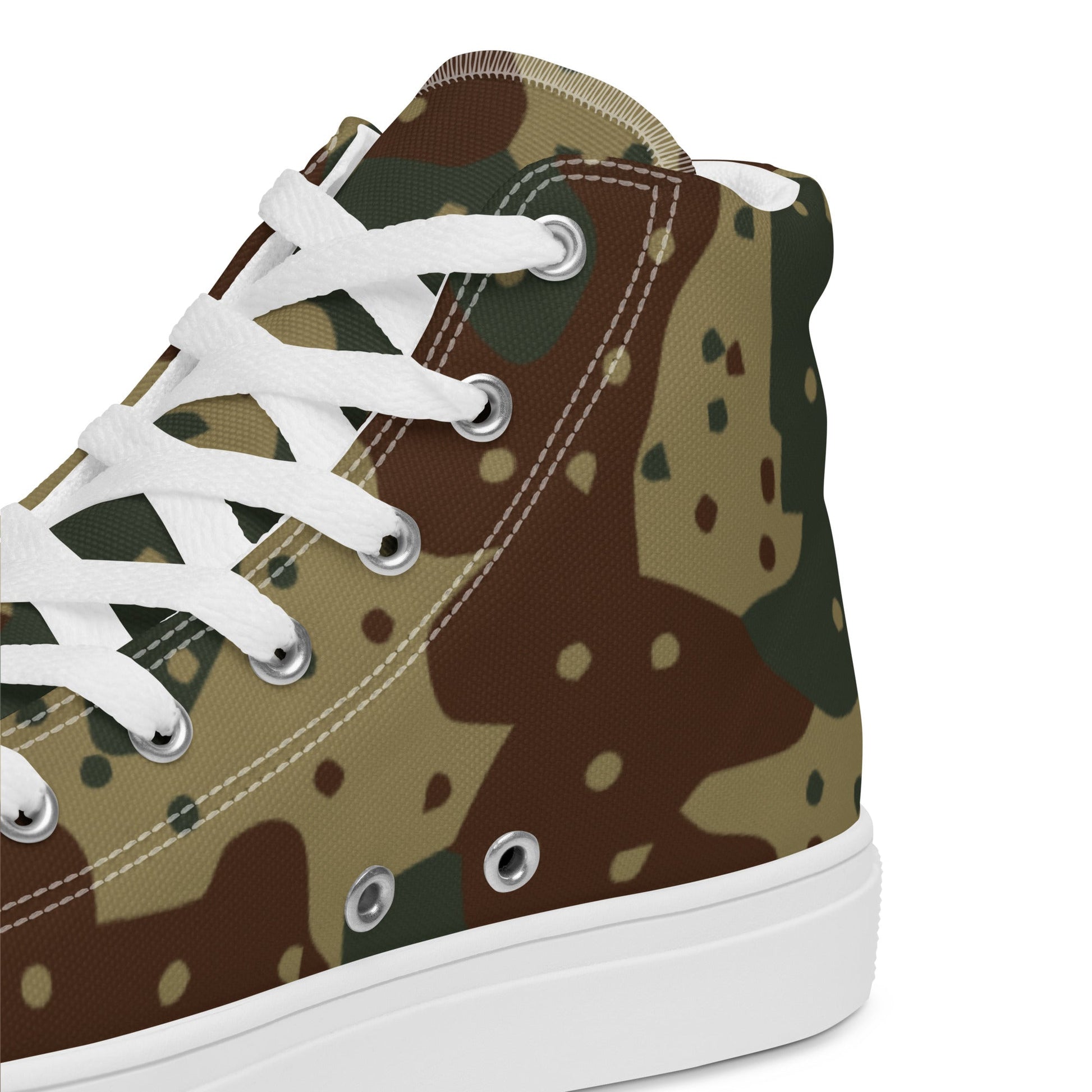 German Ambush Daimler-Benz Tank CAMO Mens high top canvas shoes - High Top Canvas Shoes