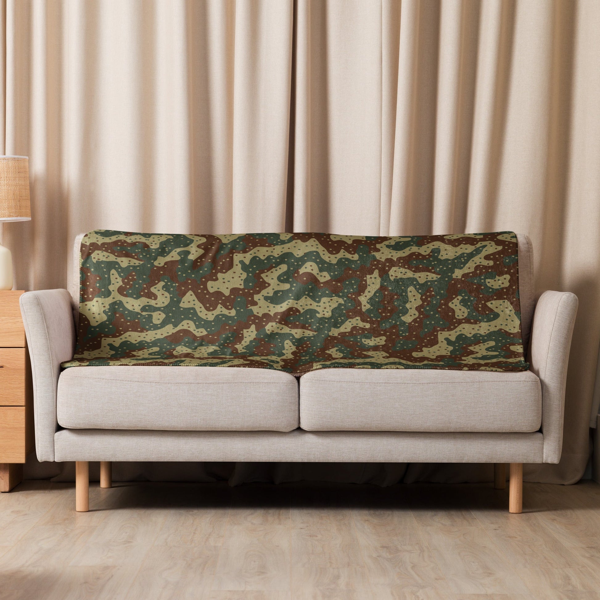 German Ambush Daimler-Benz Tank CAMO Sherpa Blanket