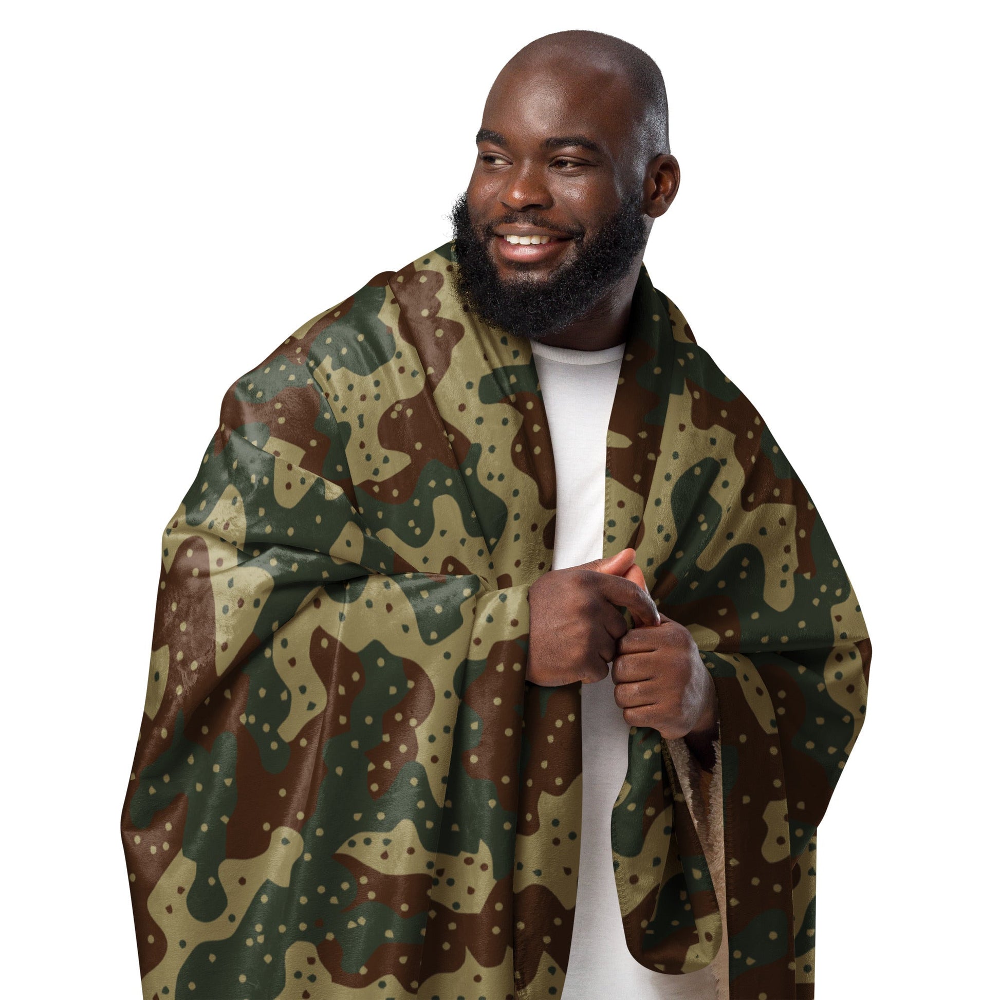 German Ambush Daimler-Benz Tank CAMO Sherpa Blanket