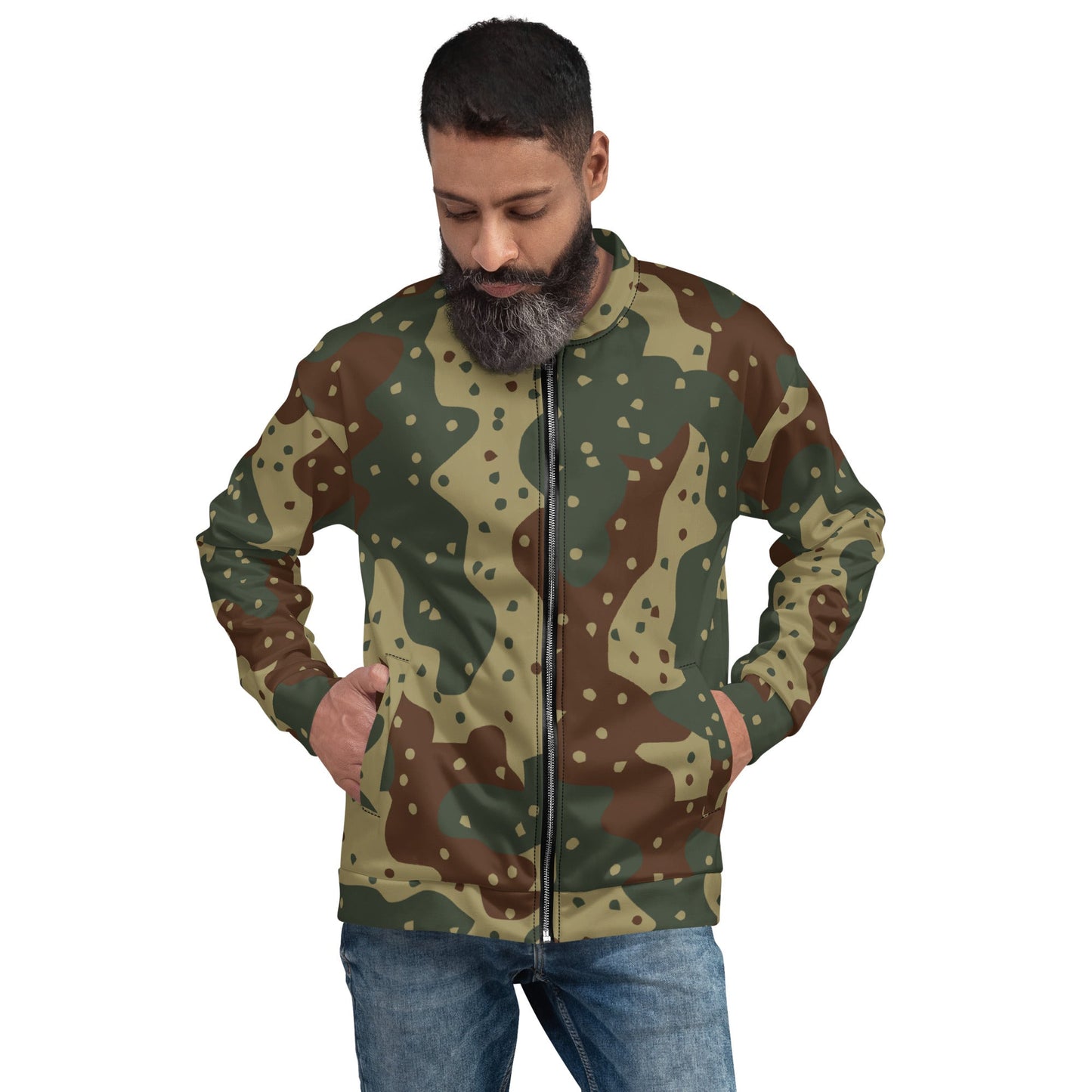 German Ambush Daimler-Benz Tank CAMO Unisex Bomber Jacket - Jackets