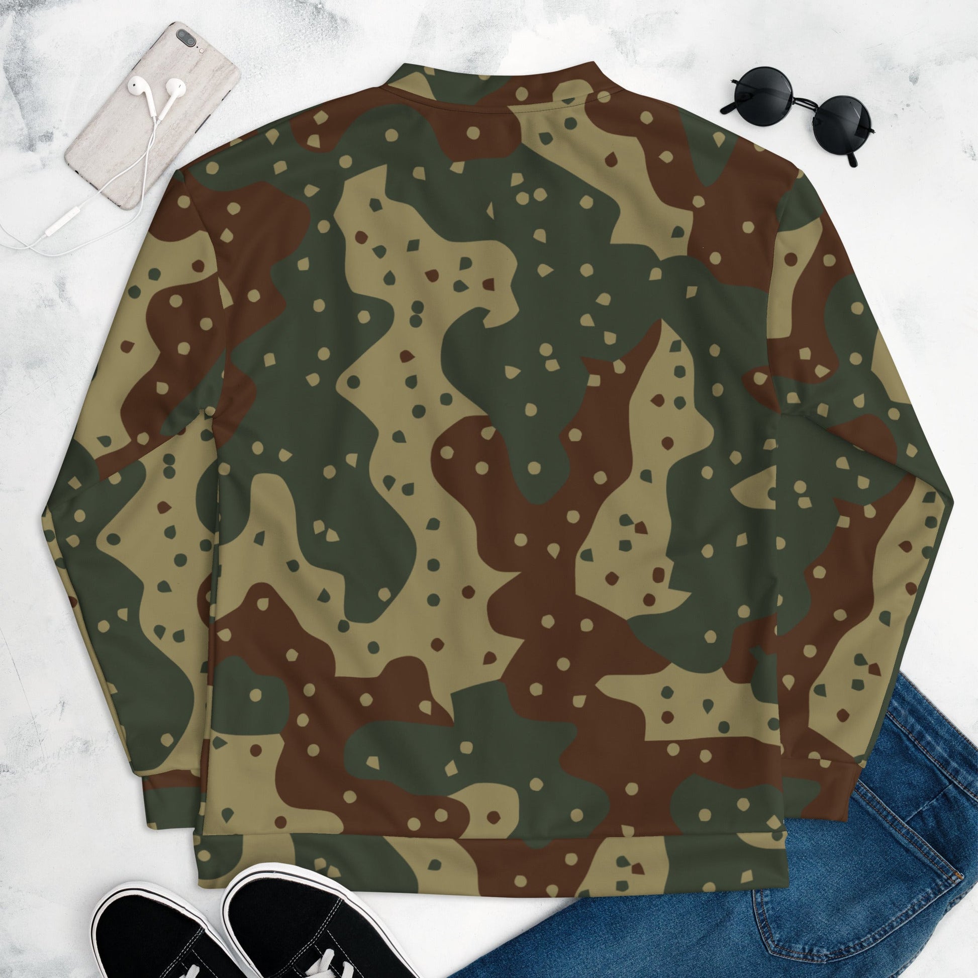 German Ambush Daimler-Benz Tank CAMO Unisex Bomber Jacket - Jackets