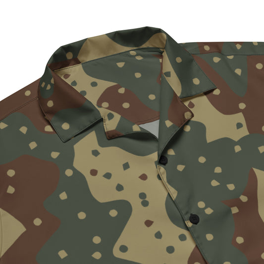 German Ambush Daimler-Benz Tank CAMO Unisex button shirt - Button Shirts