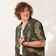 Ambush Tank Daimler-Benz CAMO Unisex Short-Sleeve Button Shirt - Button-Up