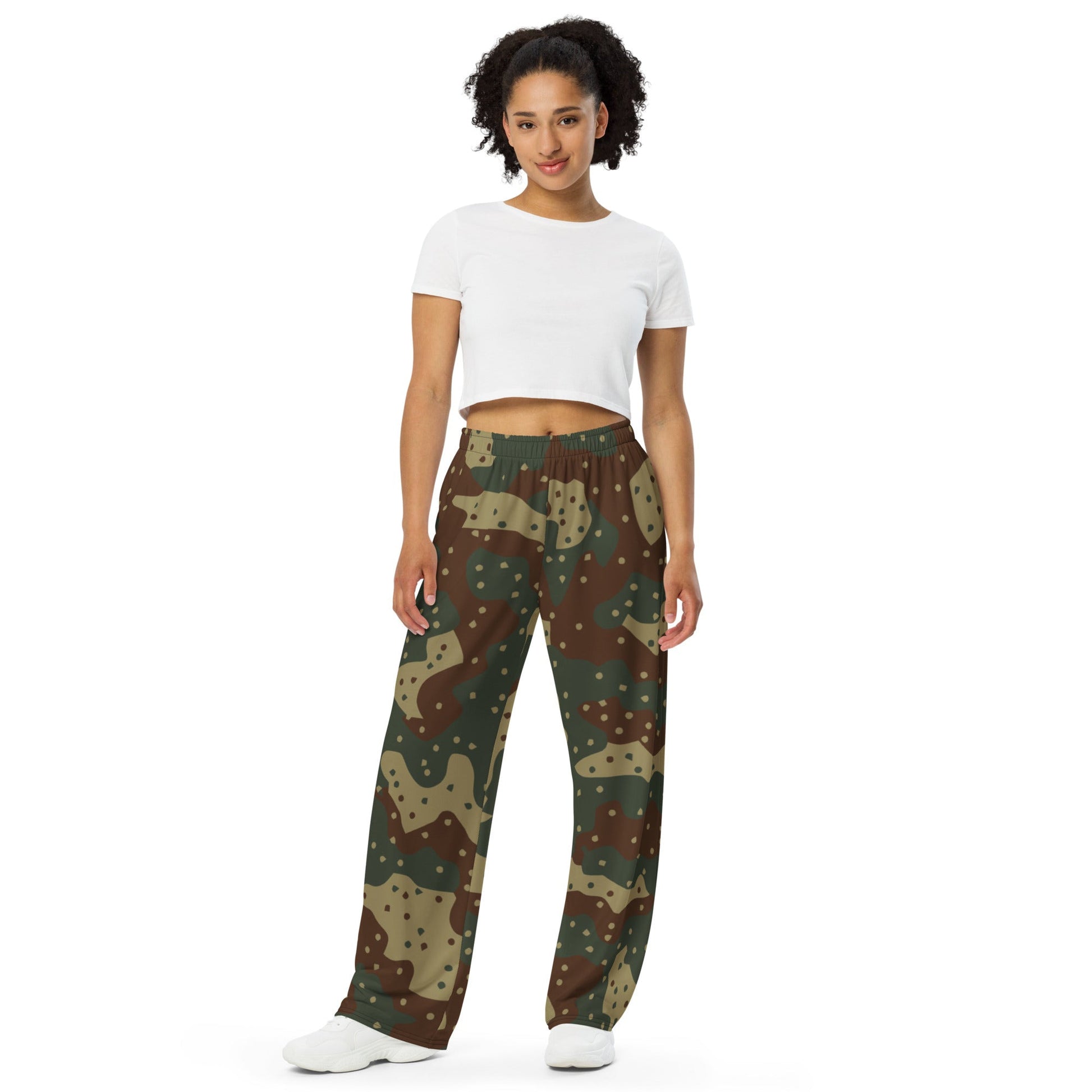 German Ambush Daimler-Benz Tank CAMO unisex wide-leg pants - Wide-leg Pants