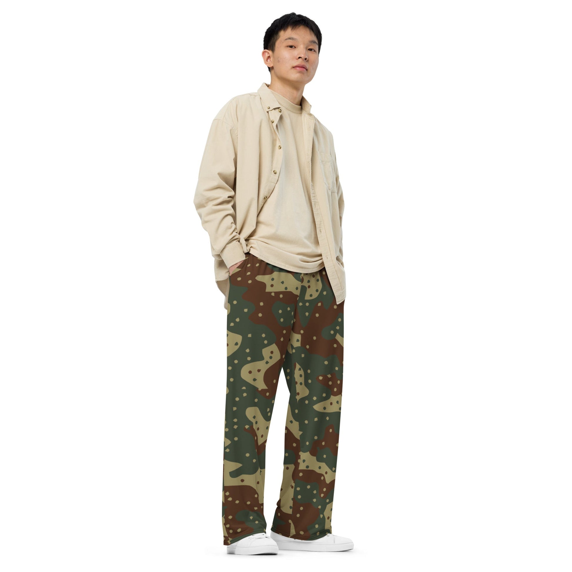 German Ambush Daimler-Benz Tank CAMO unisex wide-leg pants - Wide-leg Pants