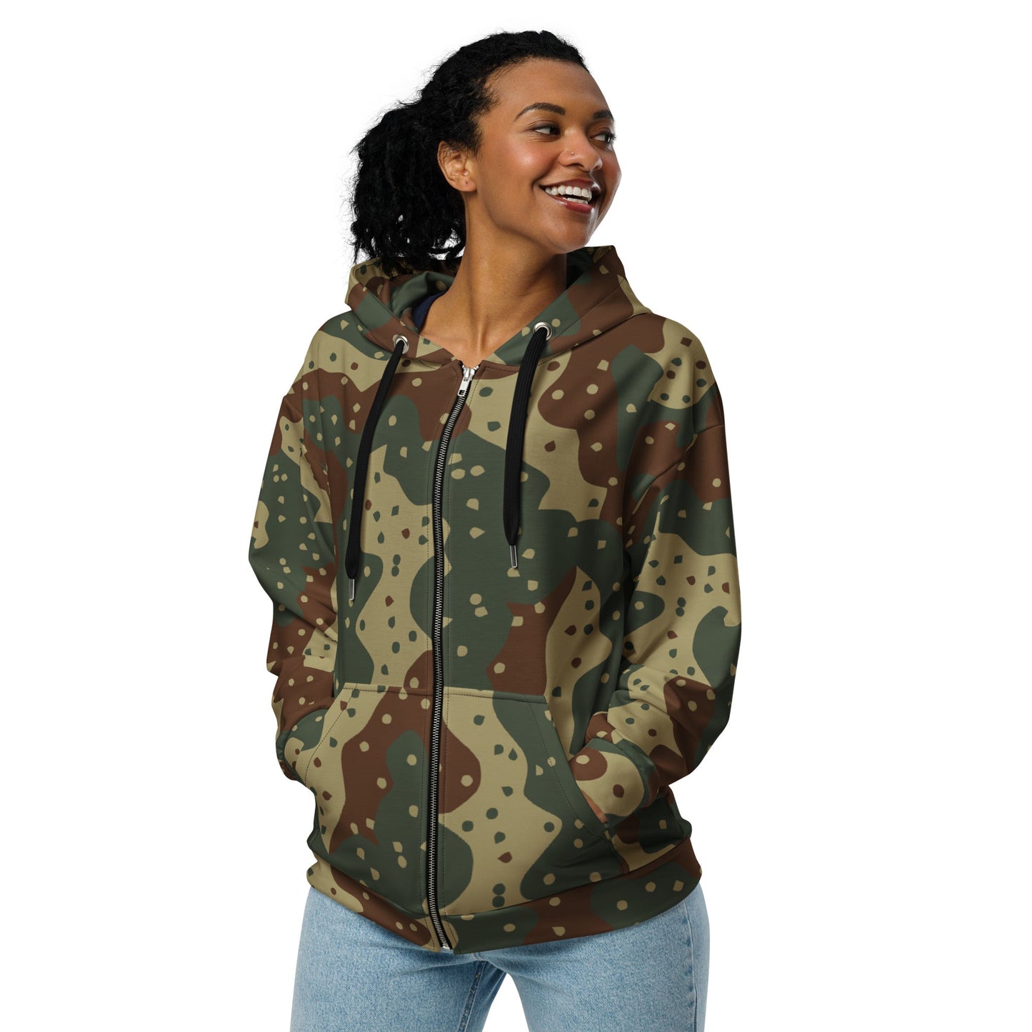German Ambush Daimler-Benz Tank CAMO Unisex zip hoodie - Zip Hoodies