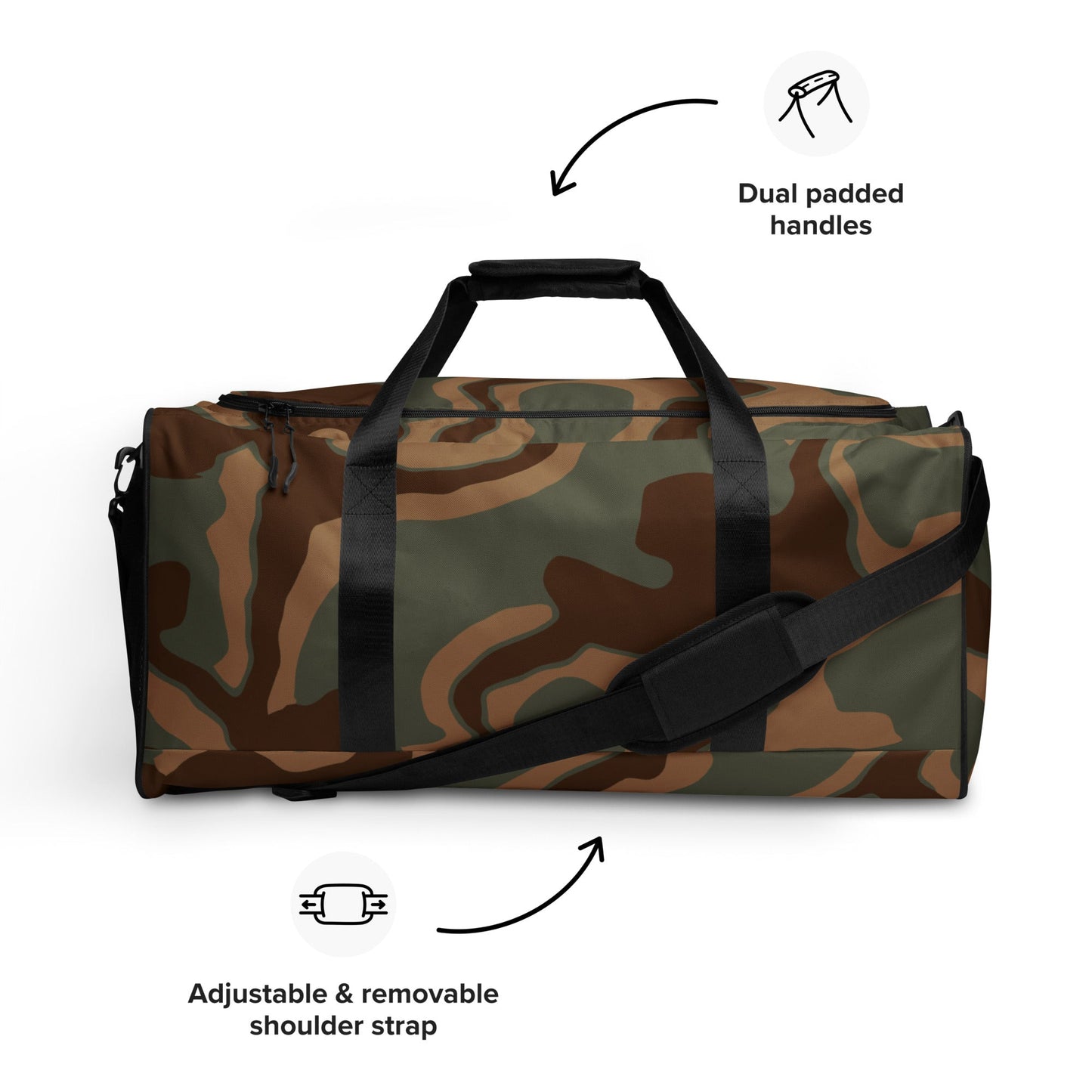 German Ambush Normandy Tank CAMO Duffle bag - Bags