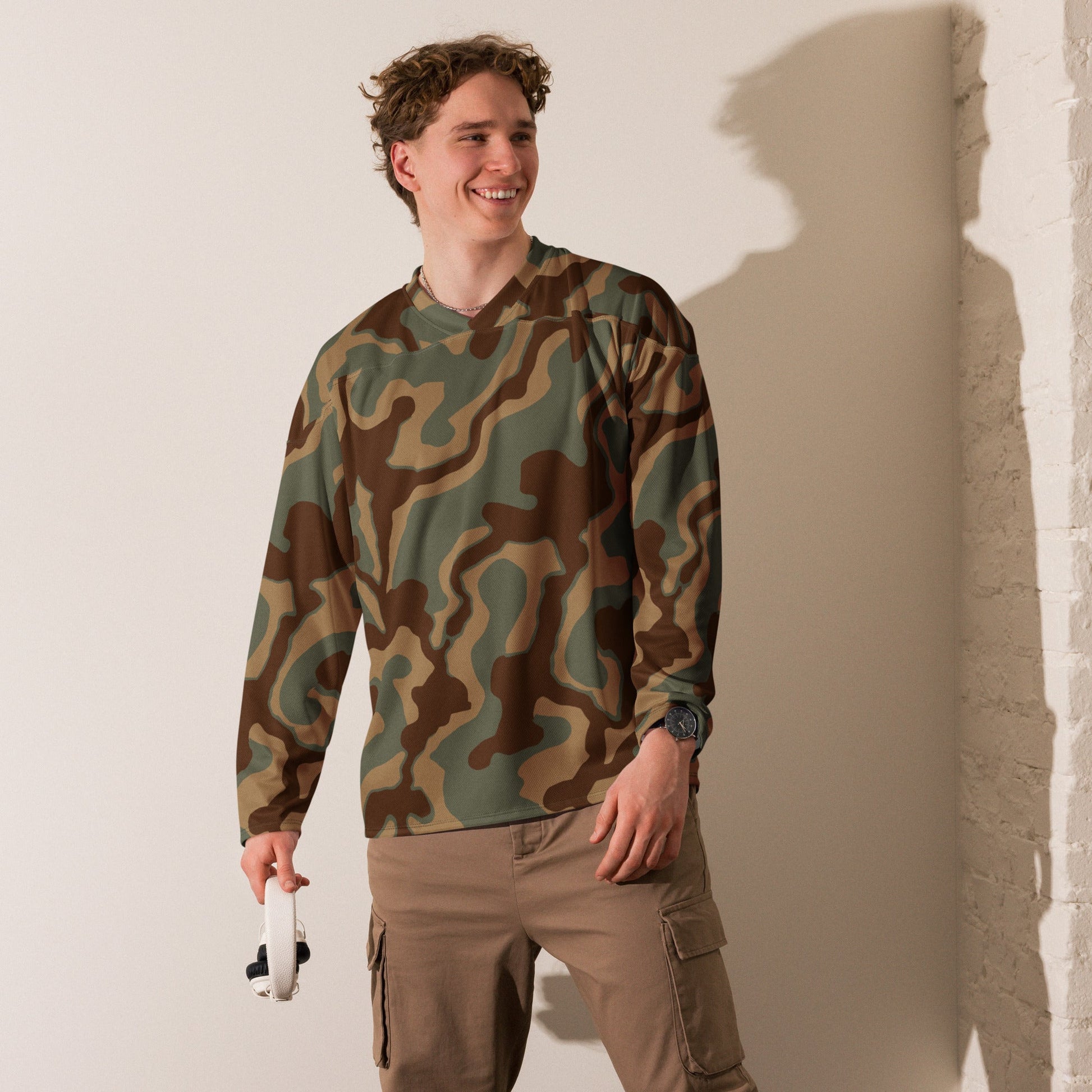 German Ambush Normandy Tank CAMO hockey fan jersey - Hockey Jerseys