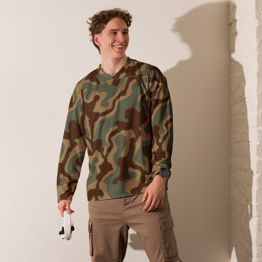 German Ambush Normandy Tank CAMO hockey fan jersey - Hockey Jerseys